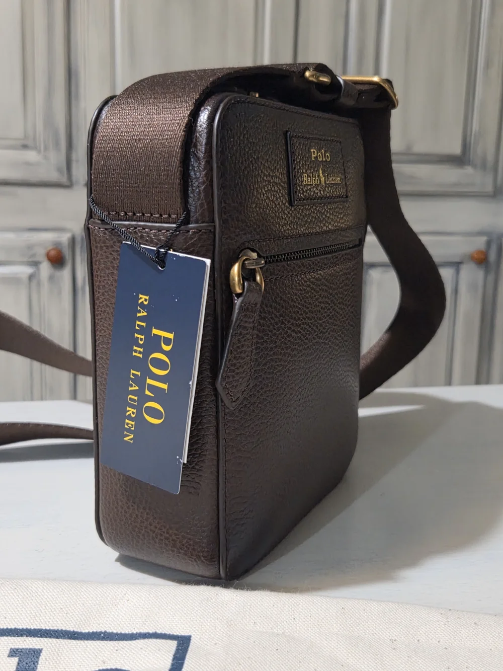 Polo Ralph Lauren Brown Leather Bag